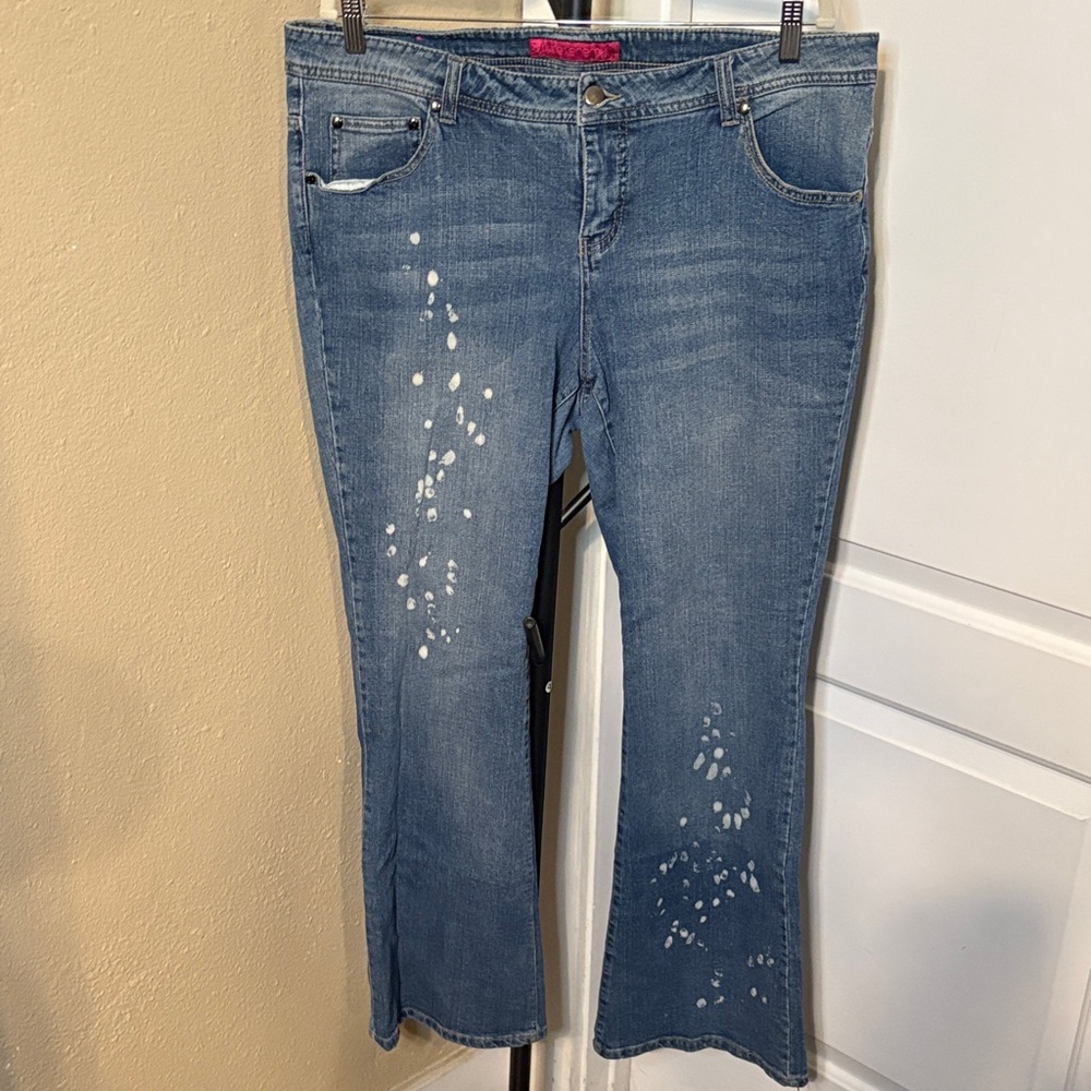 Pure Energy Light Blue Flare Jeans